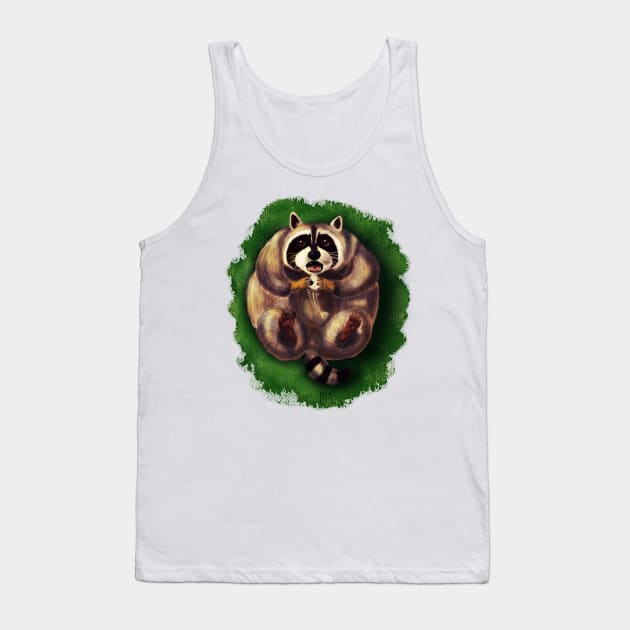 Chubby raccoon Tank Top by Bertoni_Lee